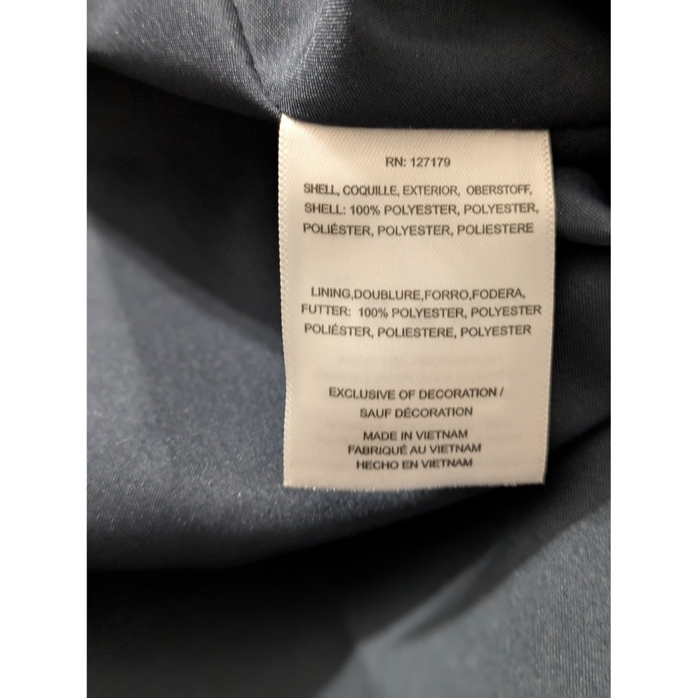 Jenny Yoo Regina Dress in Navy Blue, size 2 with detachable sleeves Formal Midi - Picture 14 of 16